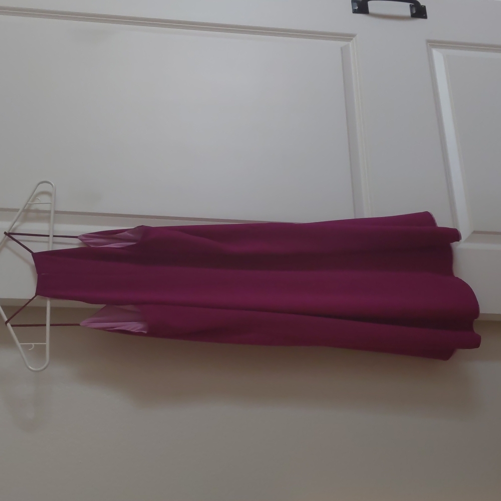 Reversible raspberry Express shift dress